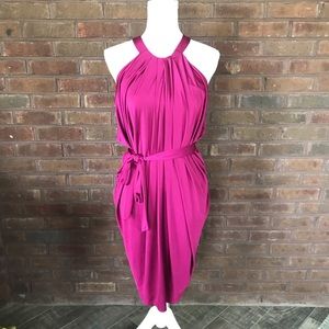 The Limited Dress Belted Halter NWT